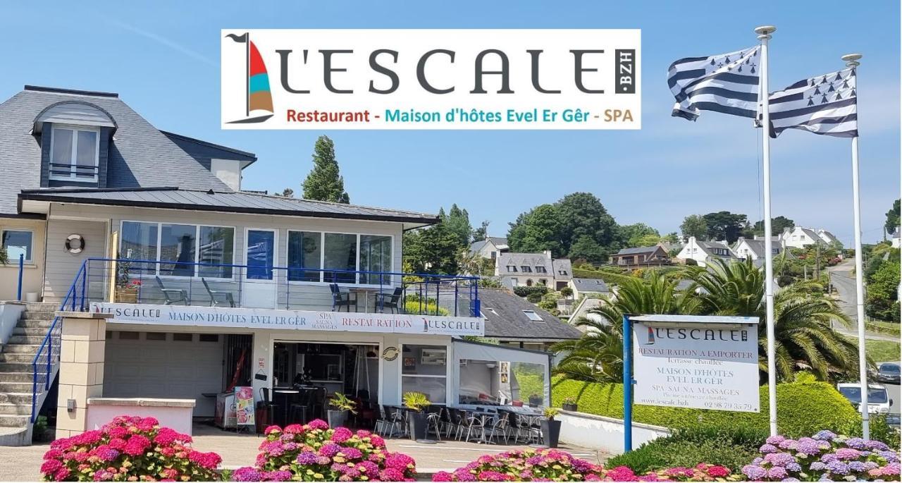 L'Escale Evel Er Ger Bed & Breakfast Locquirec Eksteriør bilde
